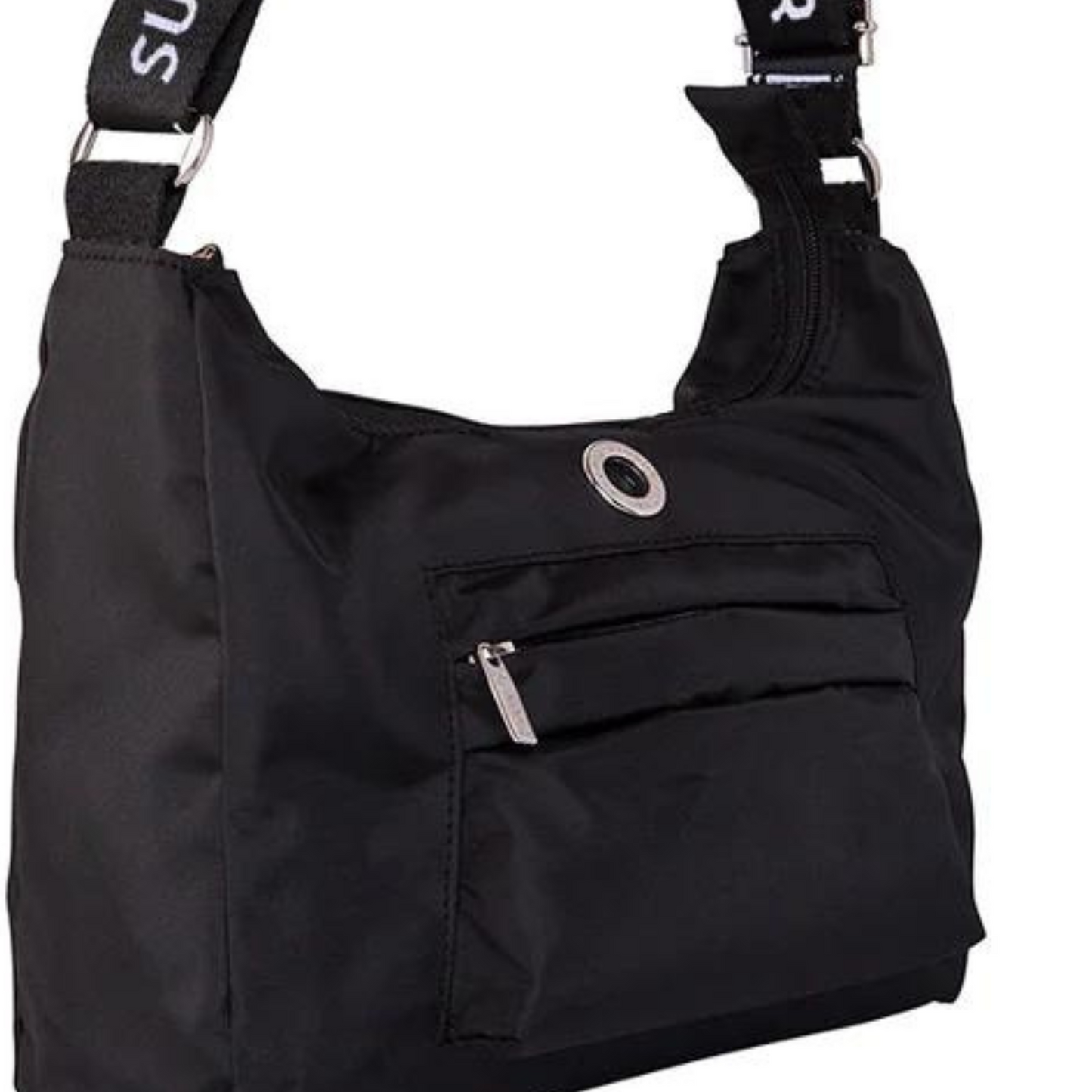 MARTINA BAG, BLACK W/WHITE