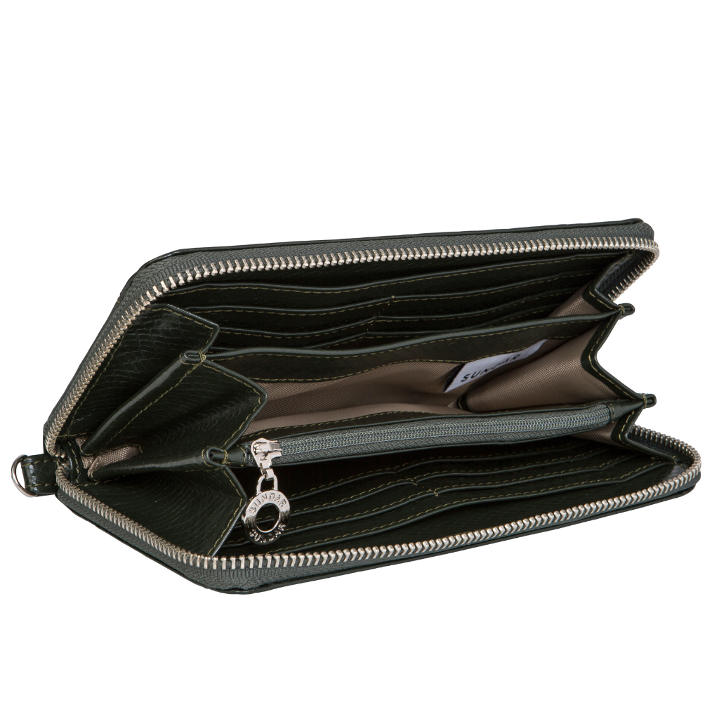 WALLET, GREEN